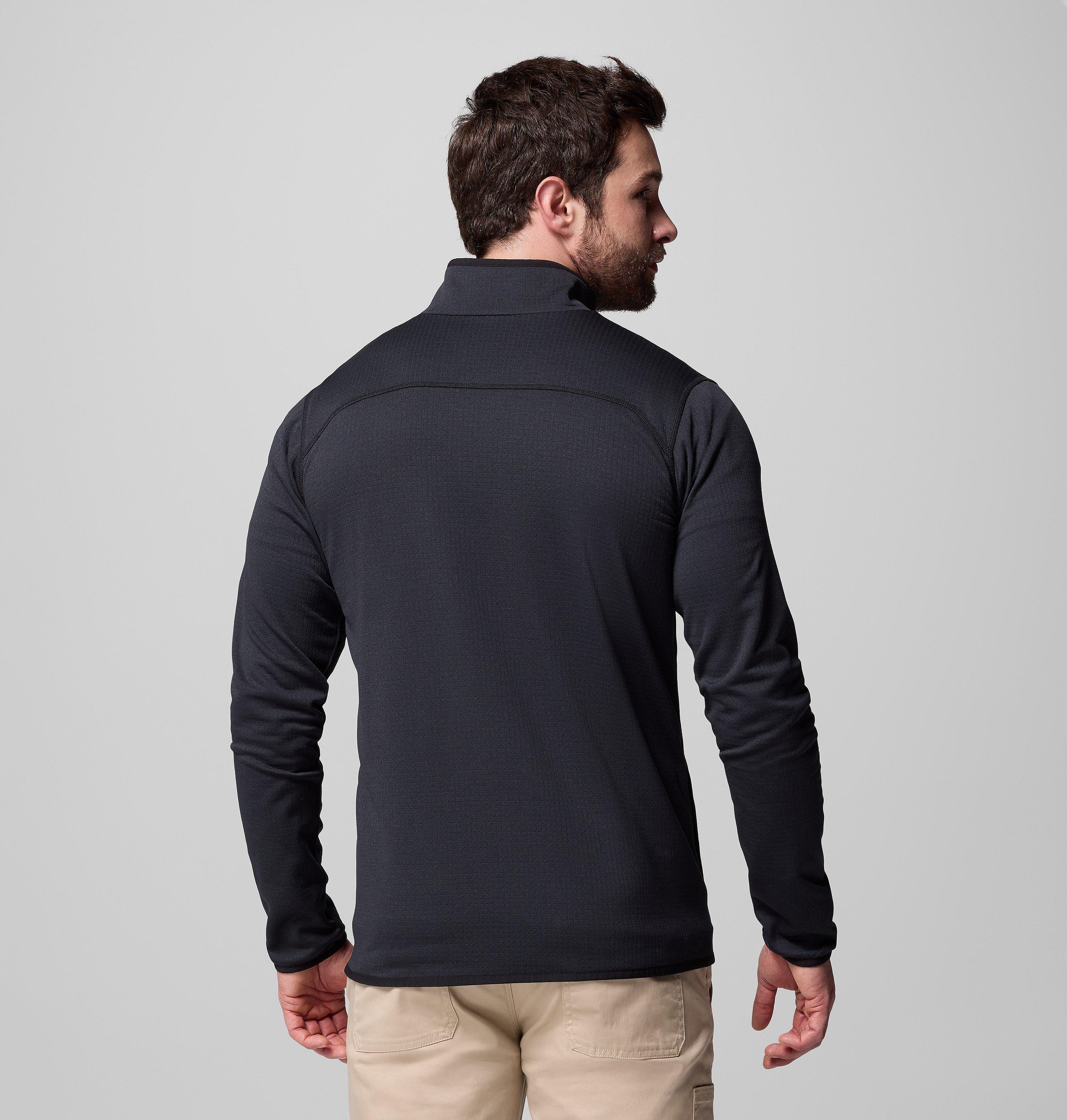 Men's Essential Hike Grid Fleece Full Zip Jacket - Tall | 010 | LT 3