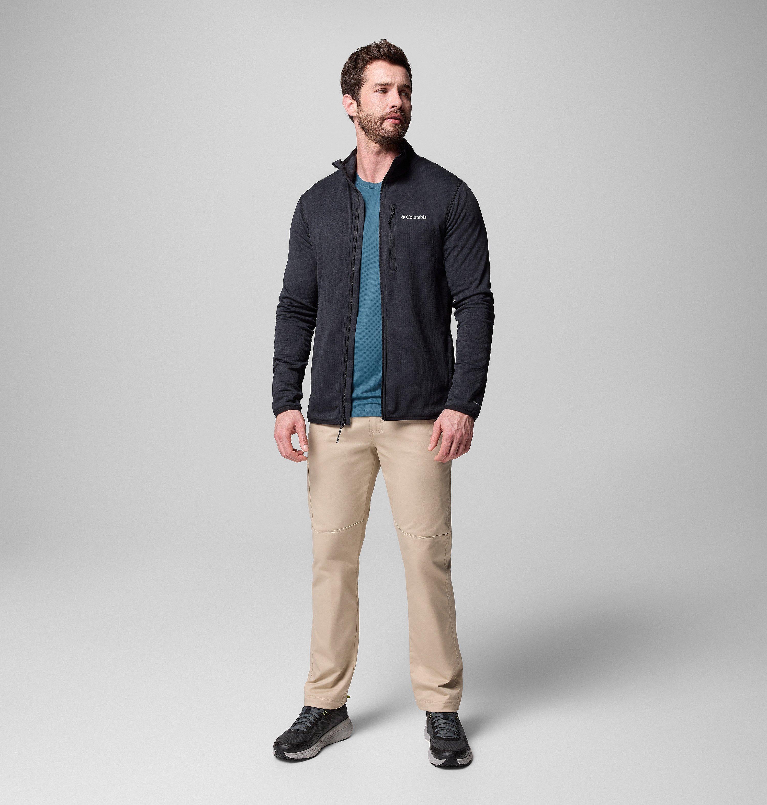 Men's Essential Hike Grid Fleece Full Zip Jacket - Tall | 010 | LT 2