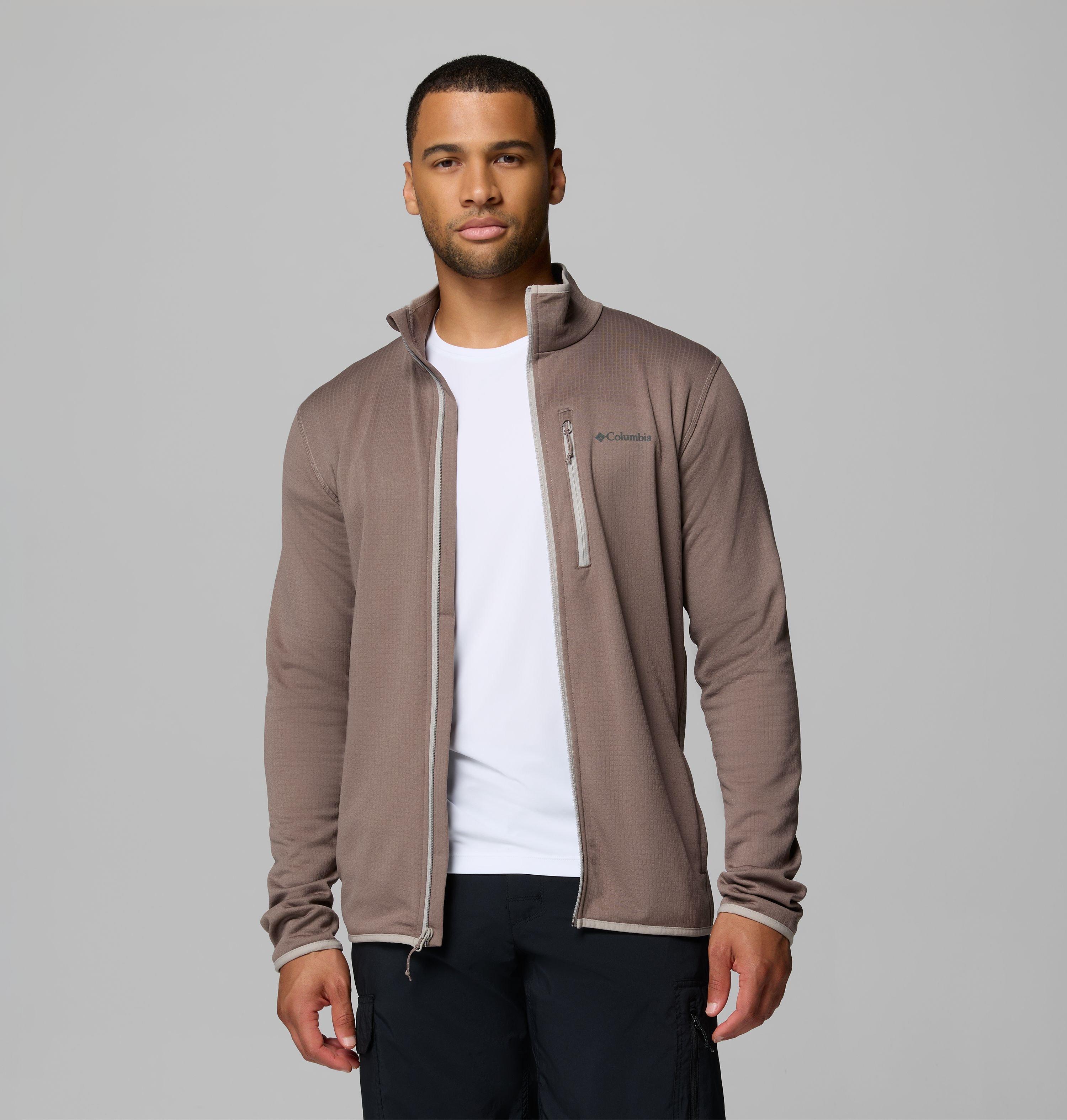 Men's Essential Hike Grid Fleece Full Zip Jacket - Tall | Columbia