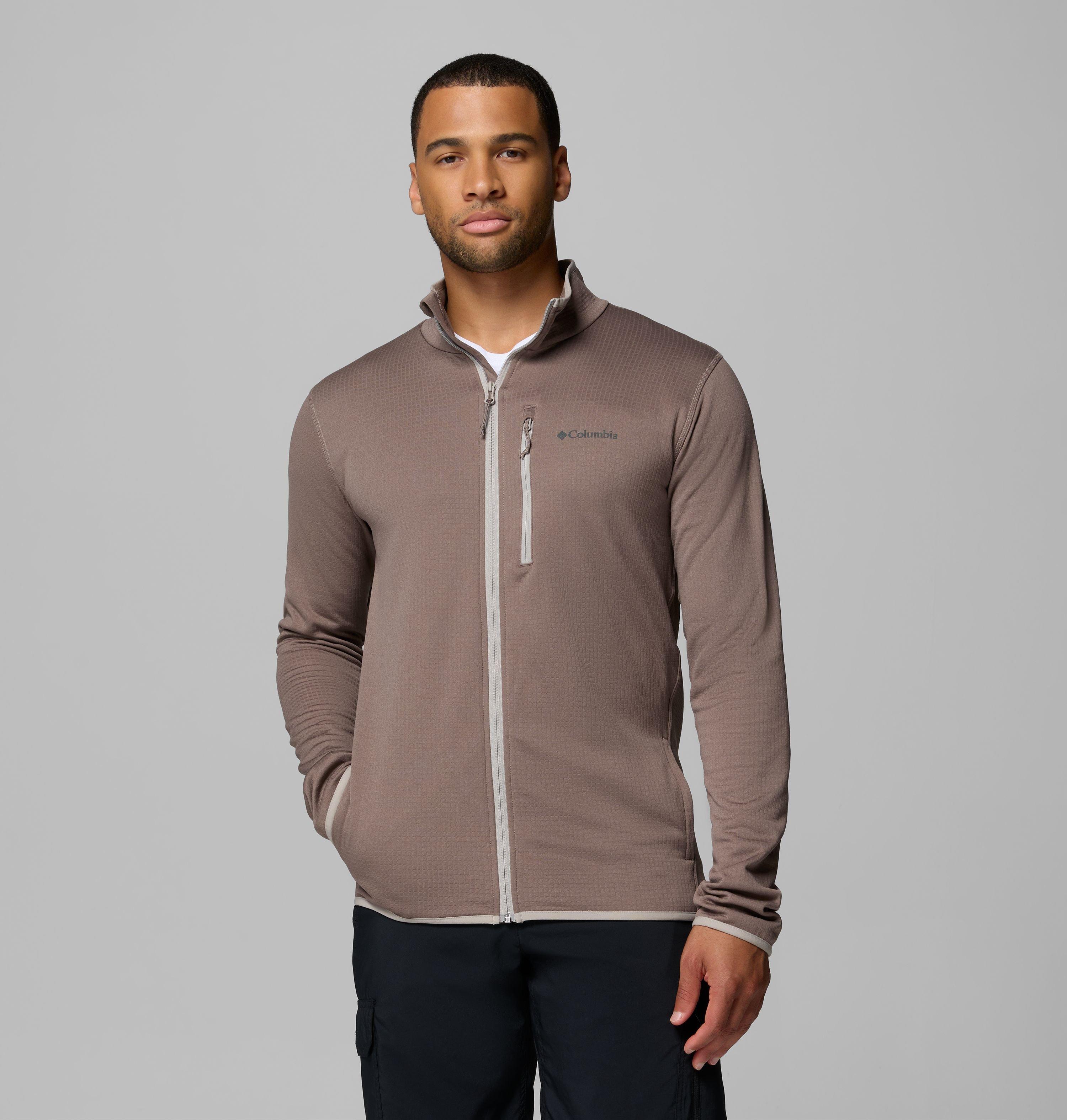 Men's Essential Hike Grid Fleece Full Zip Jacket - Tall | Columbia