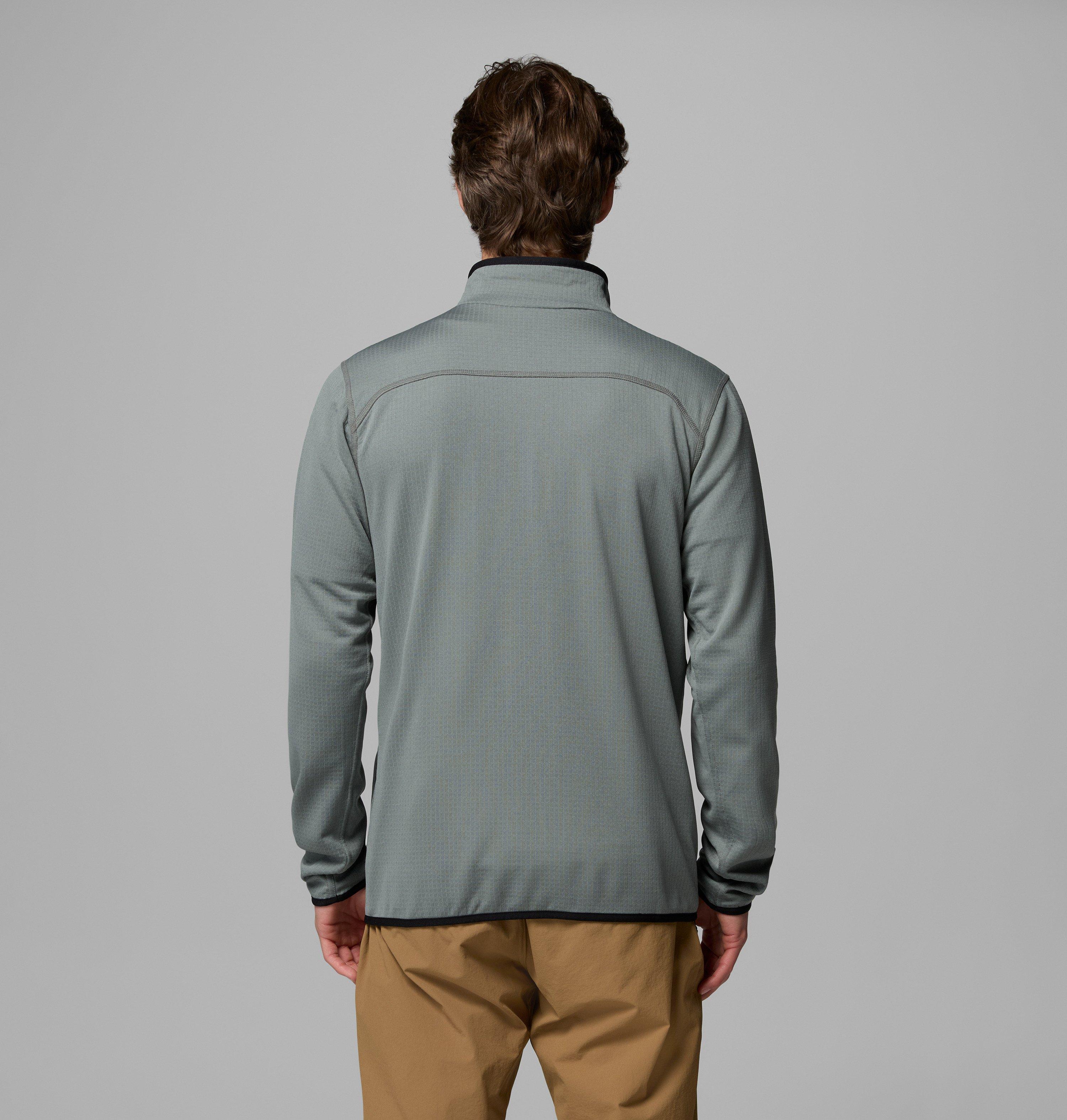 Men's Essential Hike Grid Fleece Full Zip Jacket - Tall | 342 | 3XT 3