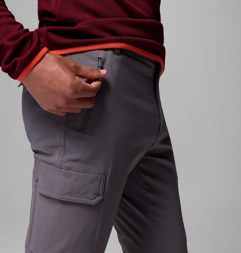 Men's Tech Trail Utility Winter Hiking Trousers, Color: City Grey, image 6