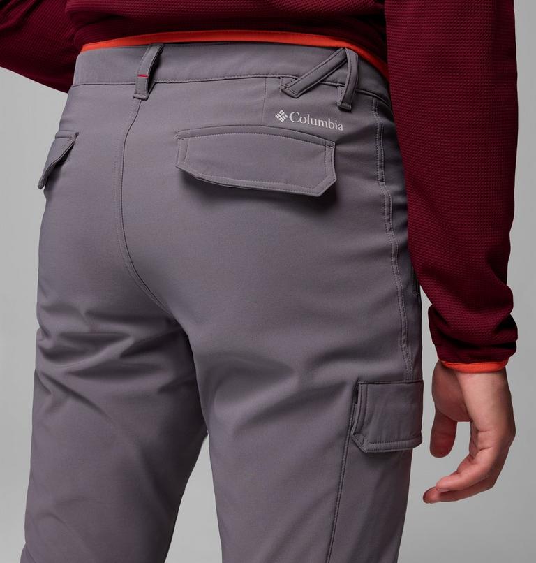 Men's Tech Trail Utility Winter Hiking Trousers, Color: City Grey, image 7