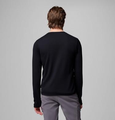 Men's Tech Trail Utility Warm Long Sleeve Technical T-Shirt, Color: Black, image 7