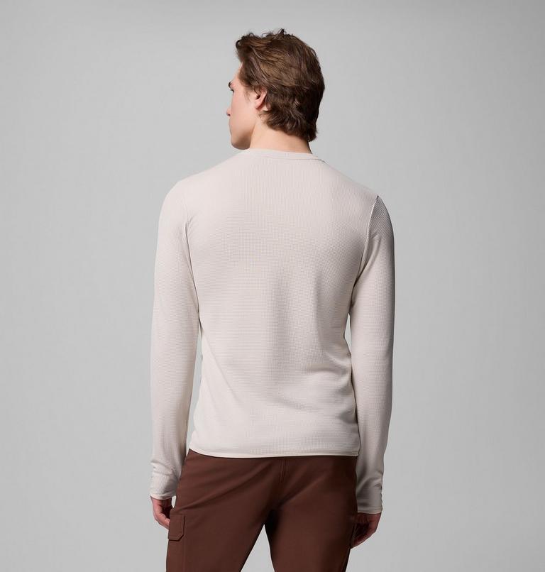Men's Tech Trail Utility Warm Long Sleeve Technical T-Shirt, Color: Dark Stone, image 3