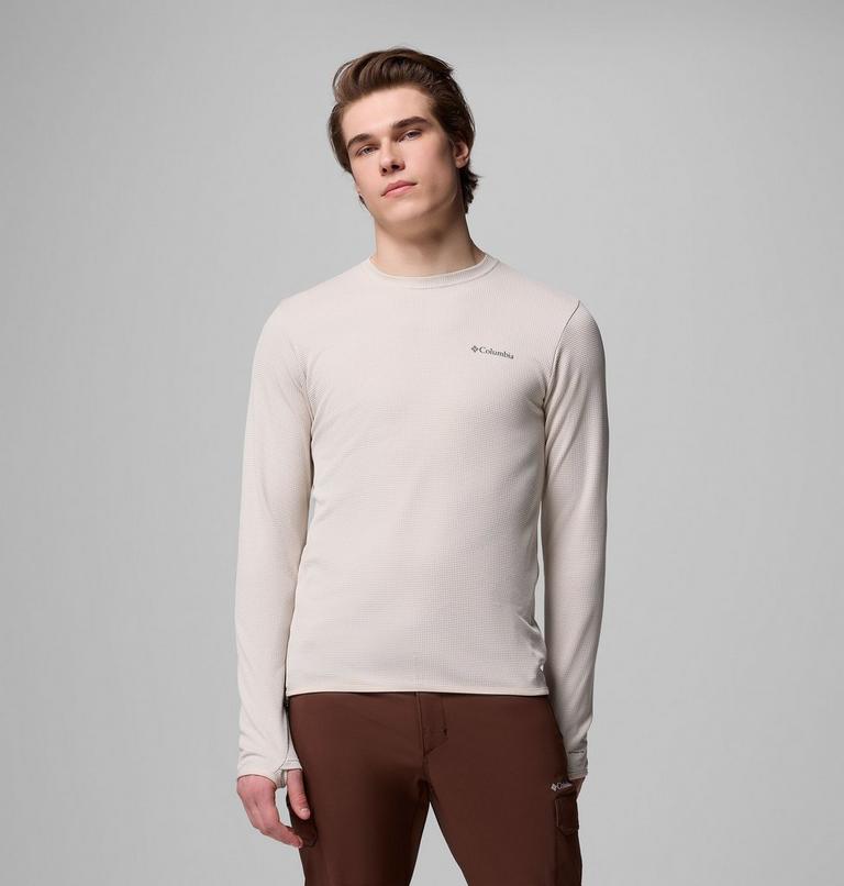 Men's Tech Trail Utility Warm Long Sleeve Technical T-Shirt, Color: Dark Stone, image 1