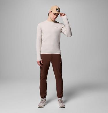 Camiseta técnica de manga larga Tech Trail Utility para hombre, Color: Dark Stone, image 8