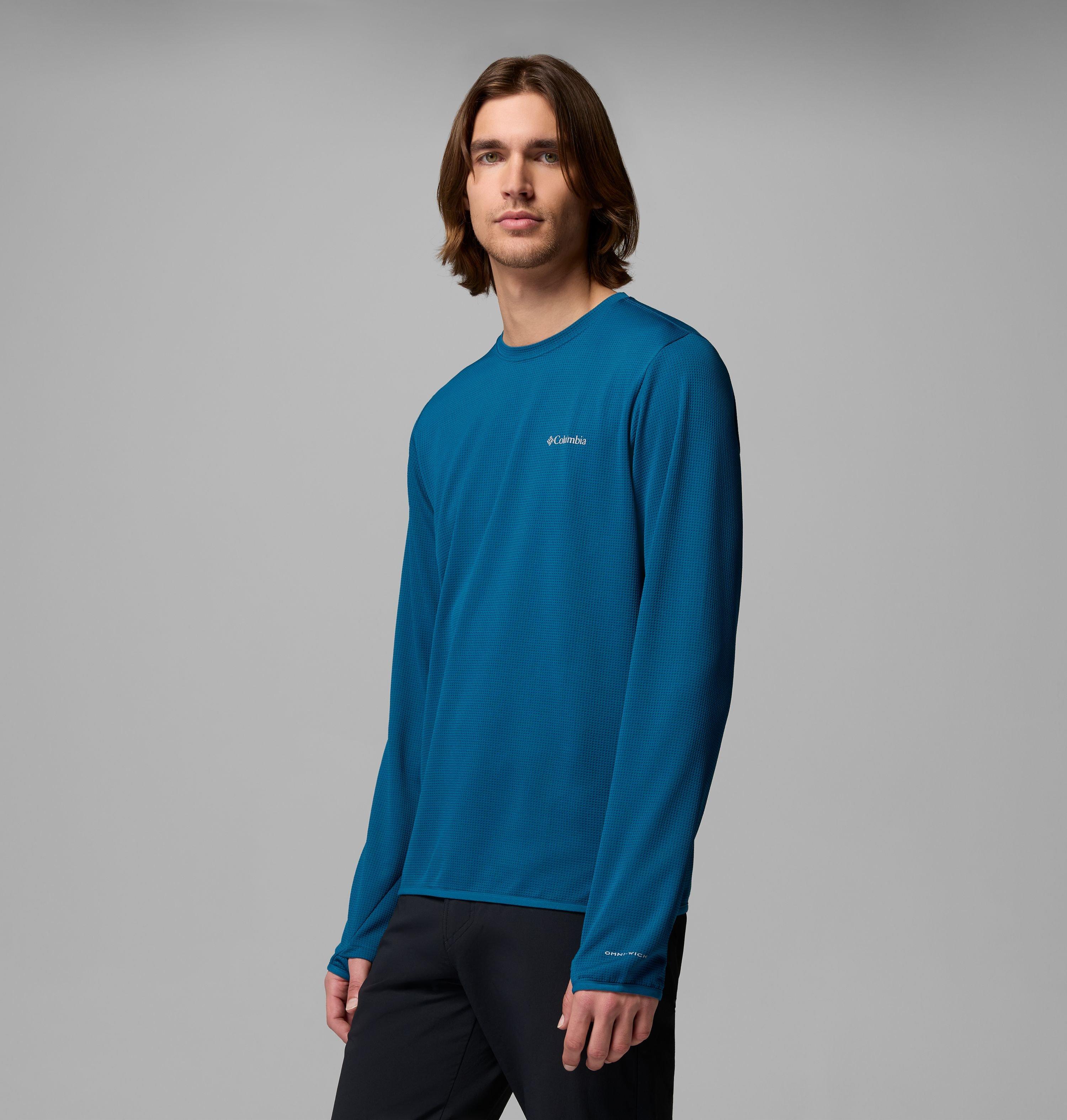 Men's Tech Trail Utility Warm Long Sleeve Crew Shirt | 442 | XS 4