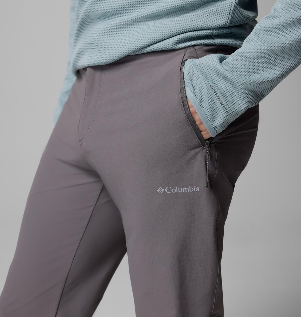 Pantalon de randonnée chaud déperlant homme, NH100 kaki