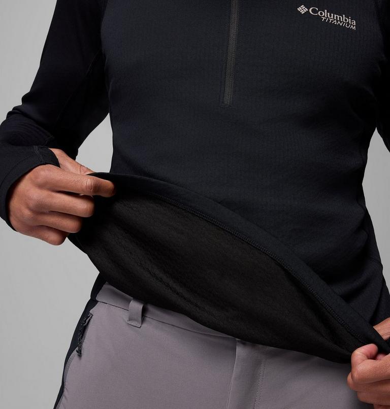 Men's DriVenture Half Zip Shirt, Color: Black, image 5