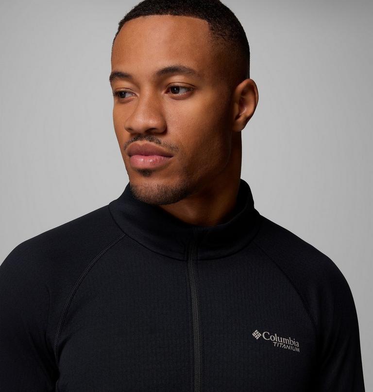 Men's DriVenture Half Zip Shirt, Color: Black, image 6