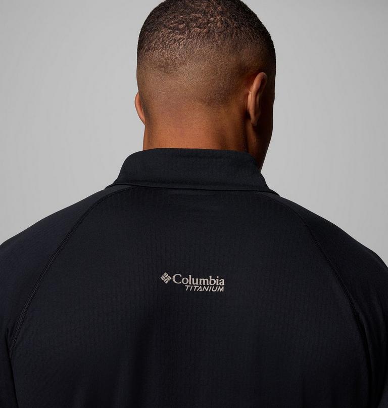 Men's DriVenture Half Zip Shirt, Color: Black, image 8