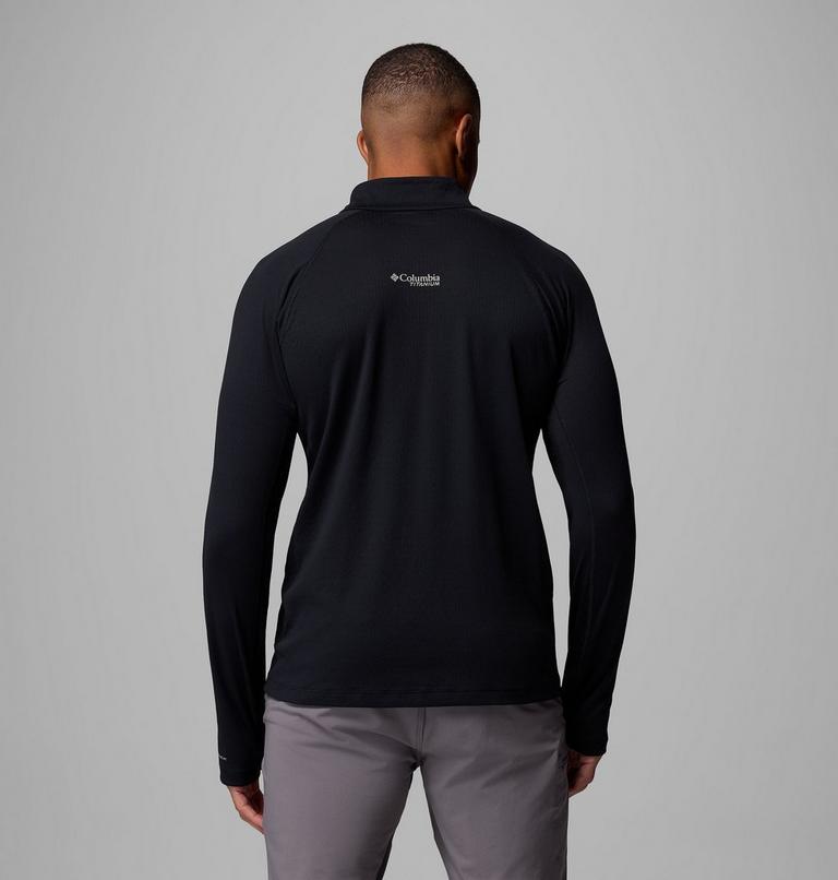 Men's DriVenture Half Zip Shirt, Color: Black, image 3