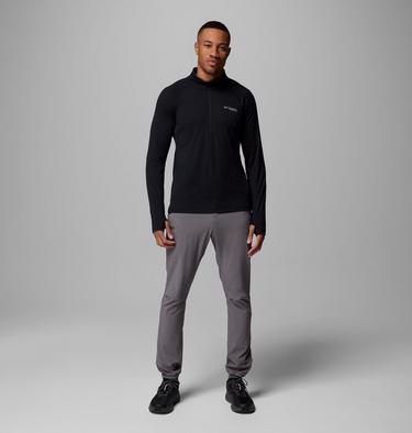 Men's DriVenture Technical Half Zip Long Sleeve T-Shirt, Color: Black, image 2