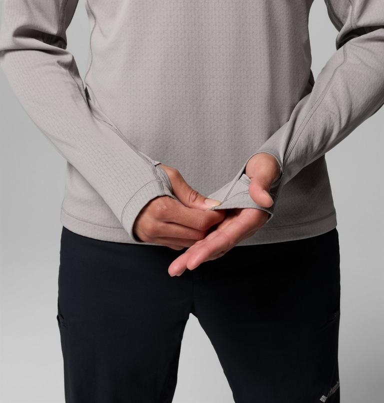 Men's DriVenture Technical Half Zip Long Sleeve T-Shirt, Color: Ti Titanium, image 7