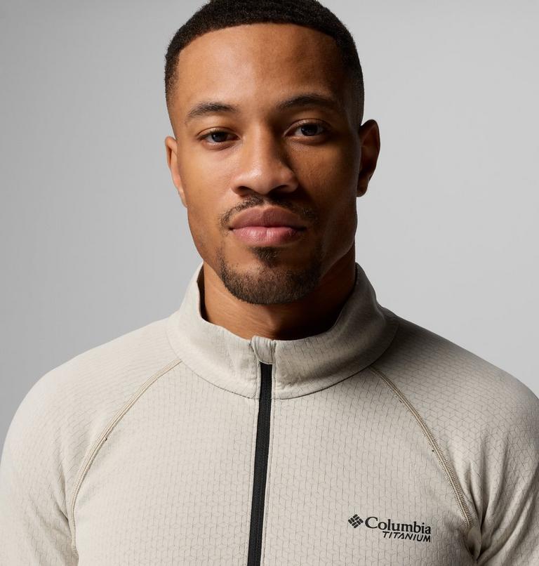 Men's DriVenture Half Zip Shirt, Color: Dark Stone, image 5