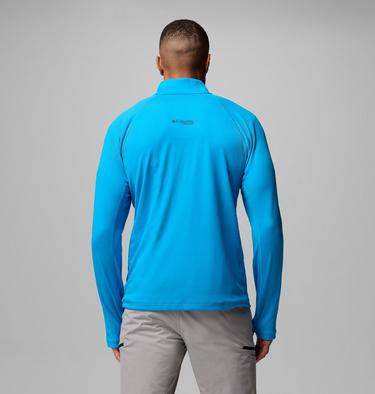 Camiseta t&eacute;cnica de manga larga con media cremallera DriVenture para hombre, Color: Compass Blue, image 11