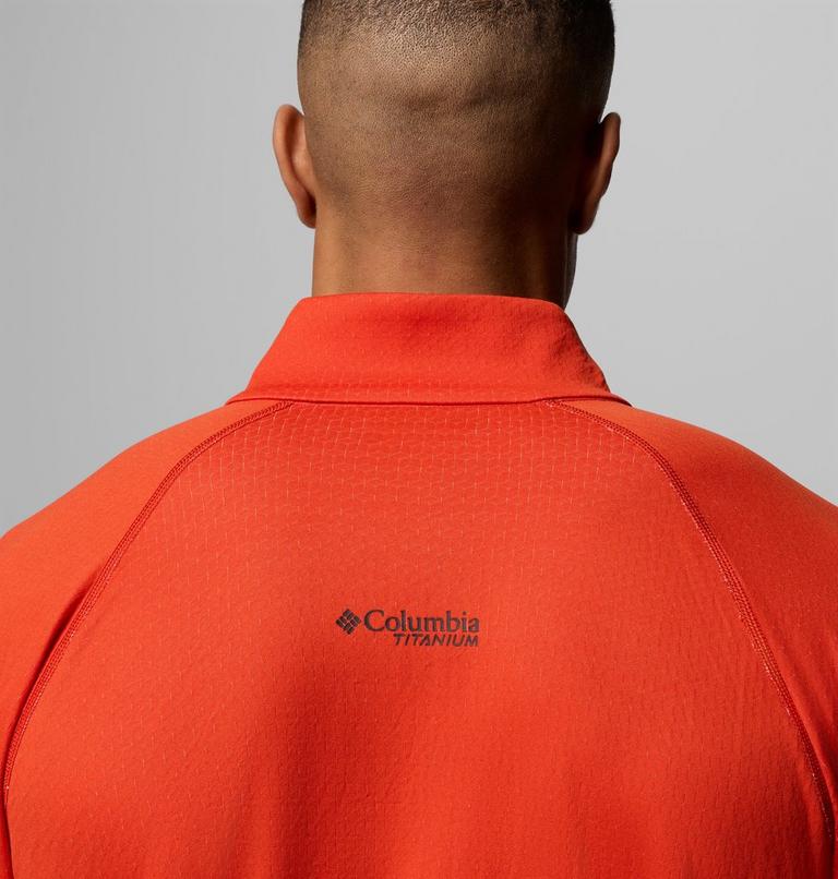 Men's DriVenture Technical Half Zip Long Sleeve T-Shirt, Color: Super Sonic, image 6