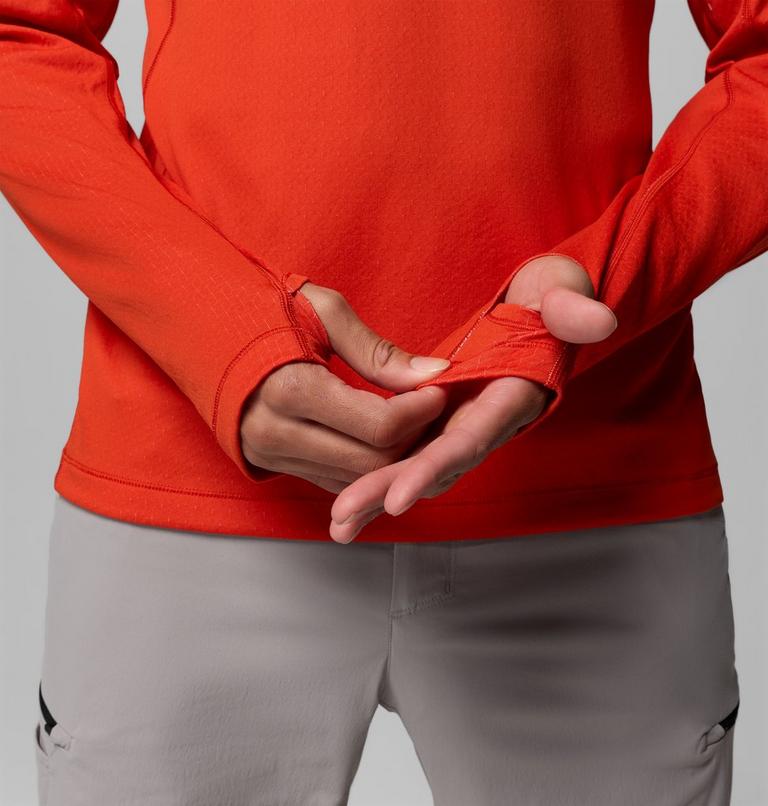 Men's DriVenture Technical Half Zip Long Sleeve T-Shirt, Color: Super Sonic, image 7