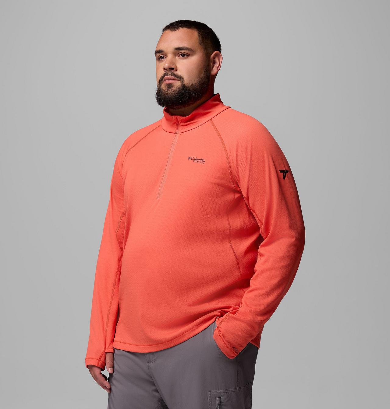 Men's DriVenture™ Half Zip Shirt - Big | 864 | 2X 4