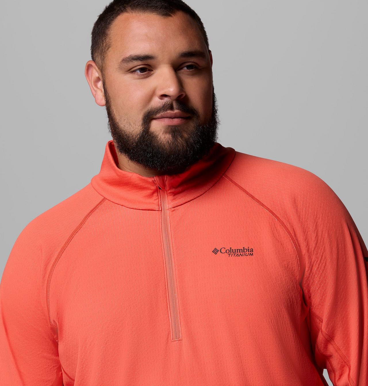 Men's DriVenture™ Half Zip Shirt - Big | 864 | 2X 5