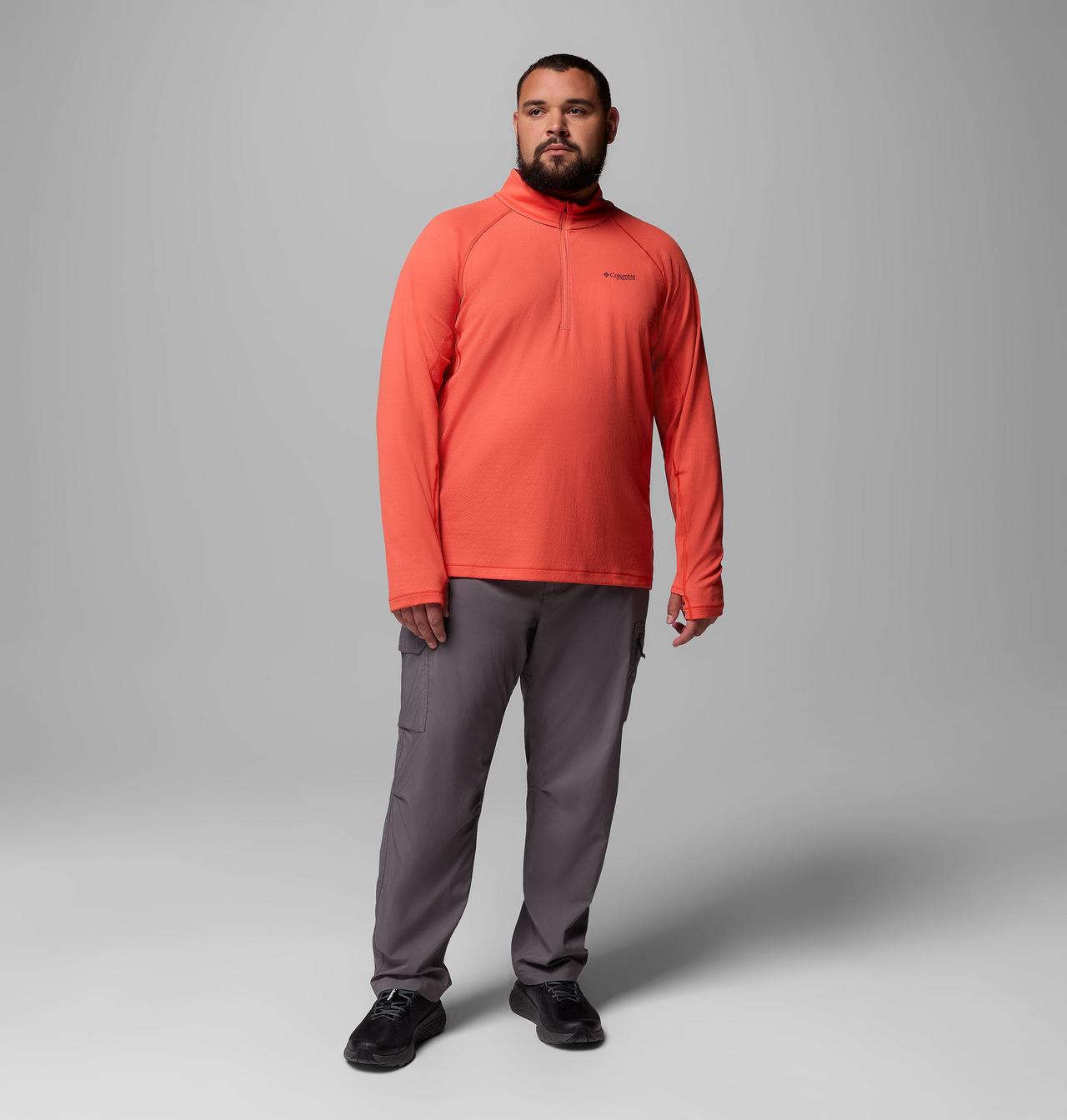 Men's DriVenture™ Half Zip Shirt - Big | 864 | 2X 2