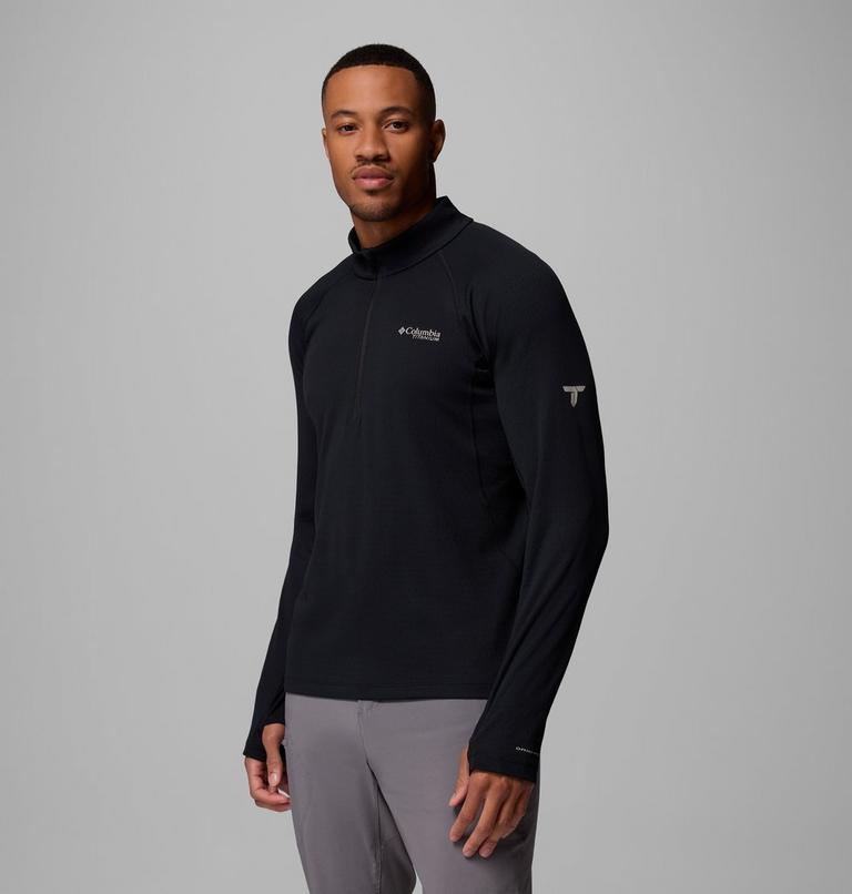 Men's DriVenture Technical Half Zip Top, Color: Black, image 4