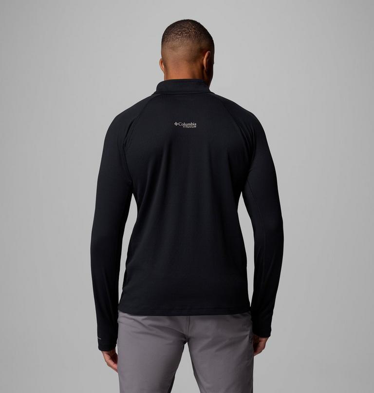 Men's DriVenture Technical Half Zip Top, Color: Black, image 3