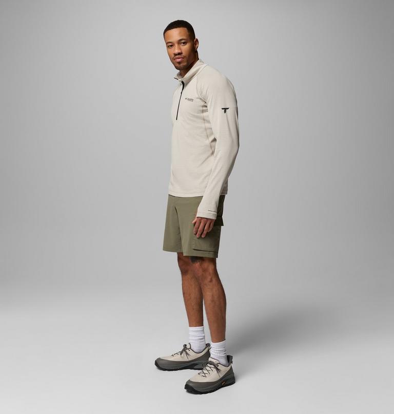 Men's DriVenture Technical Half Zip Top, Color: Dark Stone, image 2