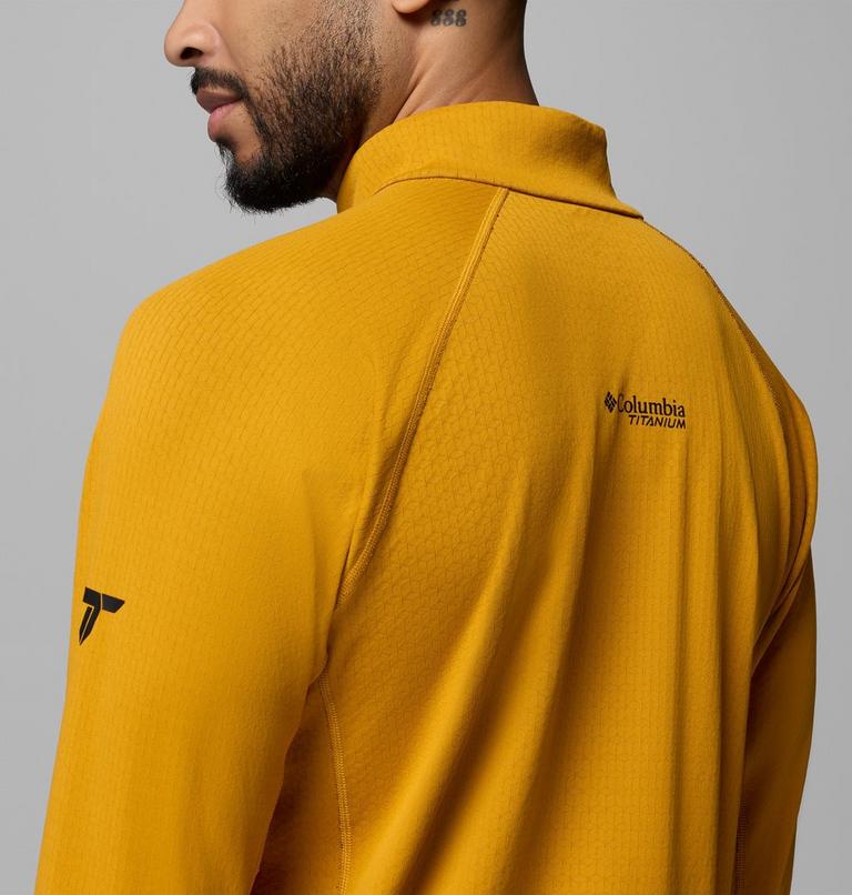 Men's DriVenture Technical Half Zip Top, Color: Squash, image 6