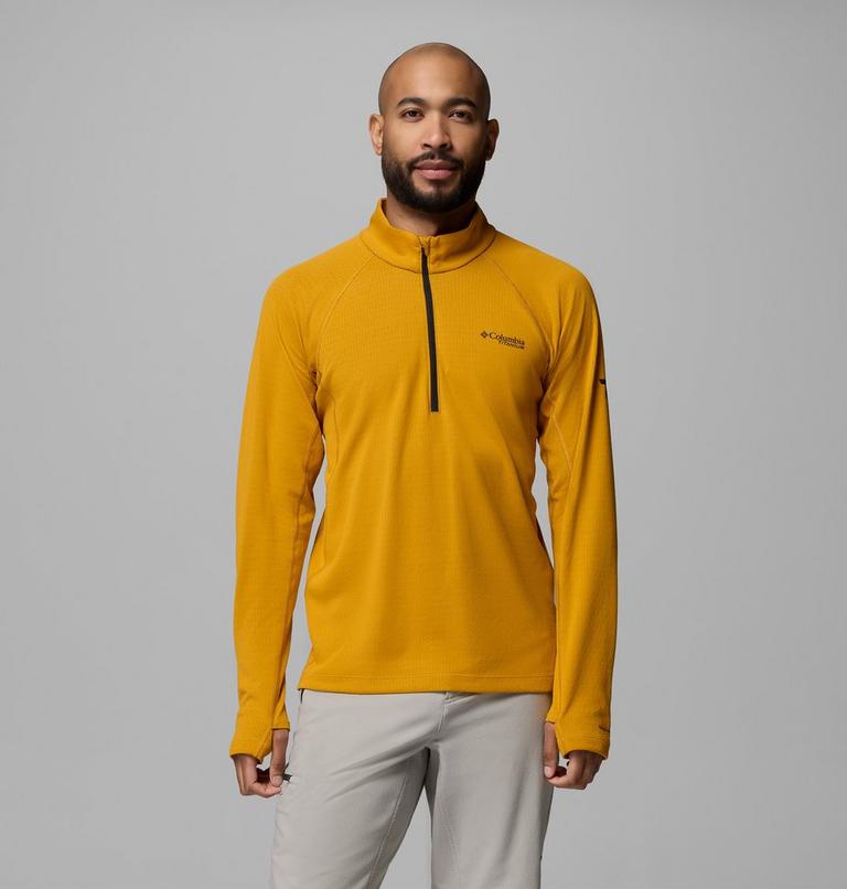 Men's DriVenture Technical Half Zip Top, Color: Squash, image 1