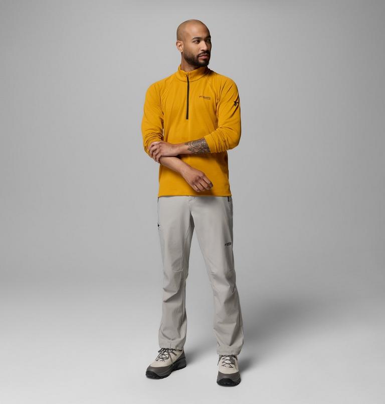 Men's DriVenture Technical Half Zip Top, Color: Squash, image 2