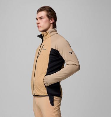 Veste Technique Hybride en Polaire Arctic Crest Homme, Color: Canoe, Black, image 8