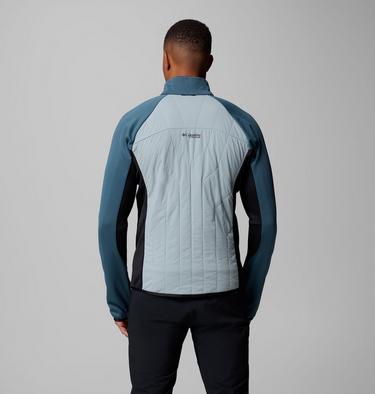 Veste Technique Hybride en Polaire Arctic Crest Homme, Color: Crushed Blue, Everblue, Black, image 3