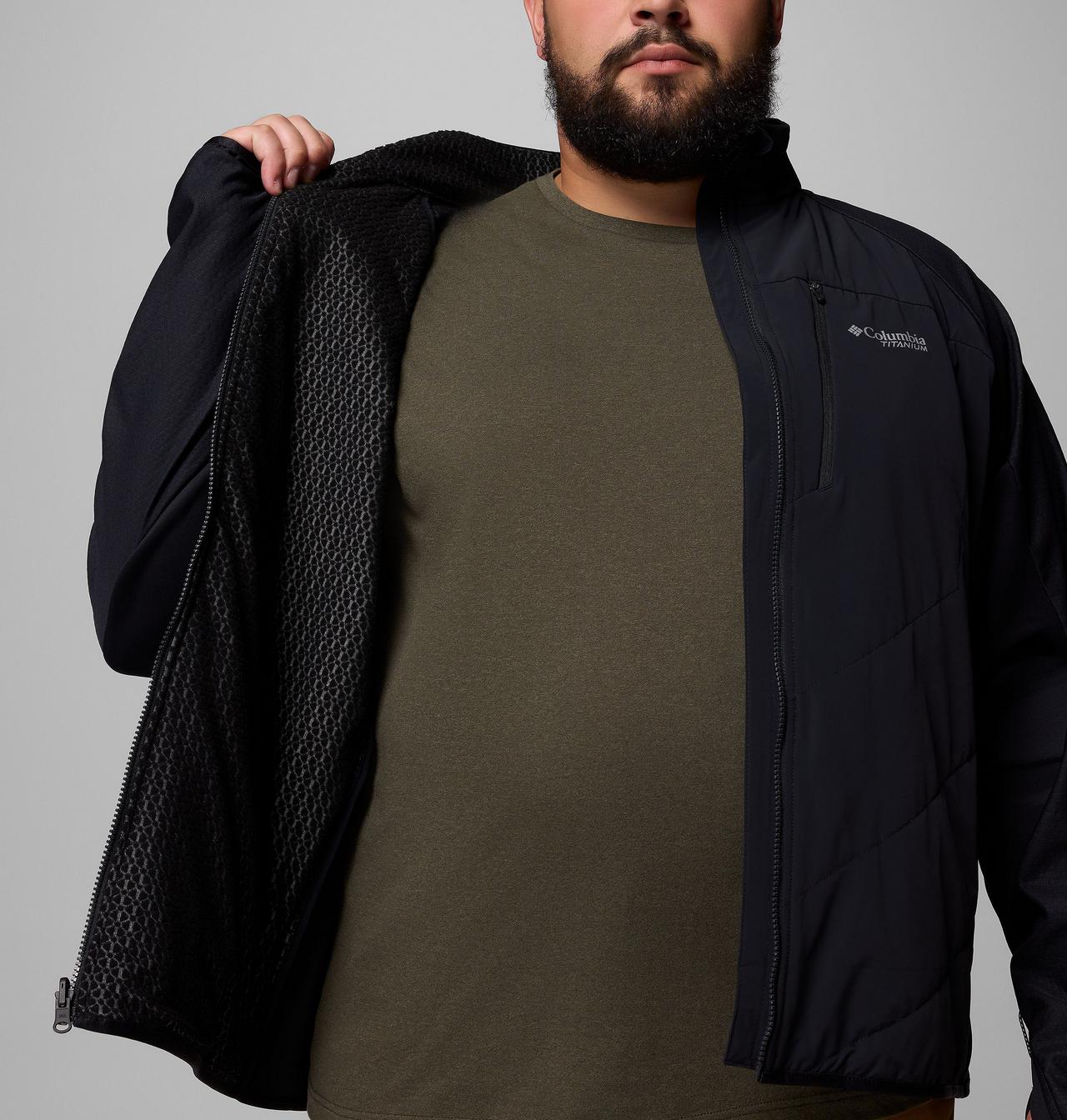 Men's Arctic Crest™ Hybrid Full Zip Jacket - Big 6