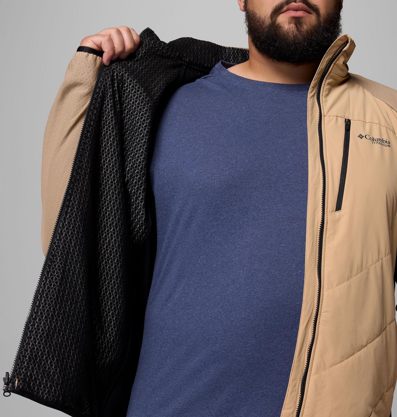 Men's Arctic Crest™ Hybrid Full Zip Jacket - Big 6