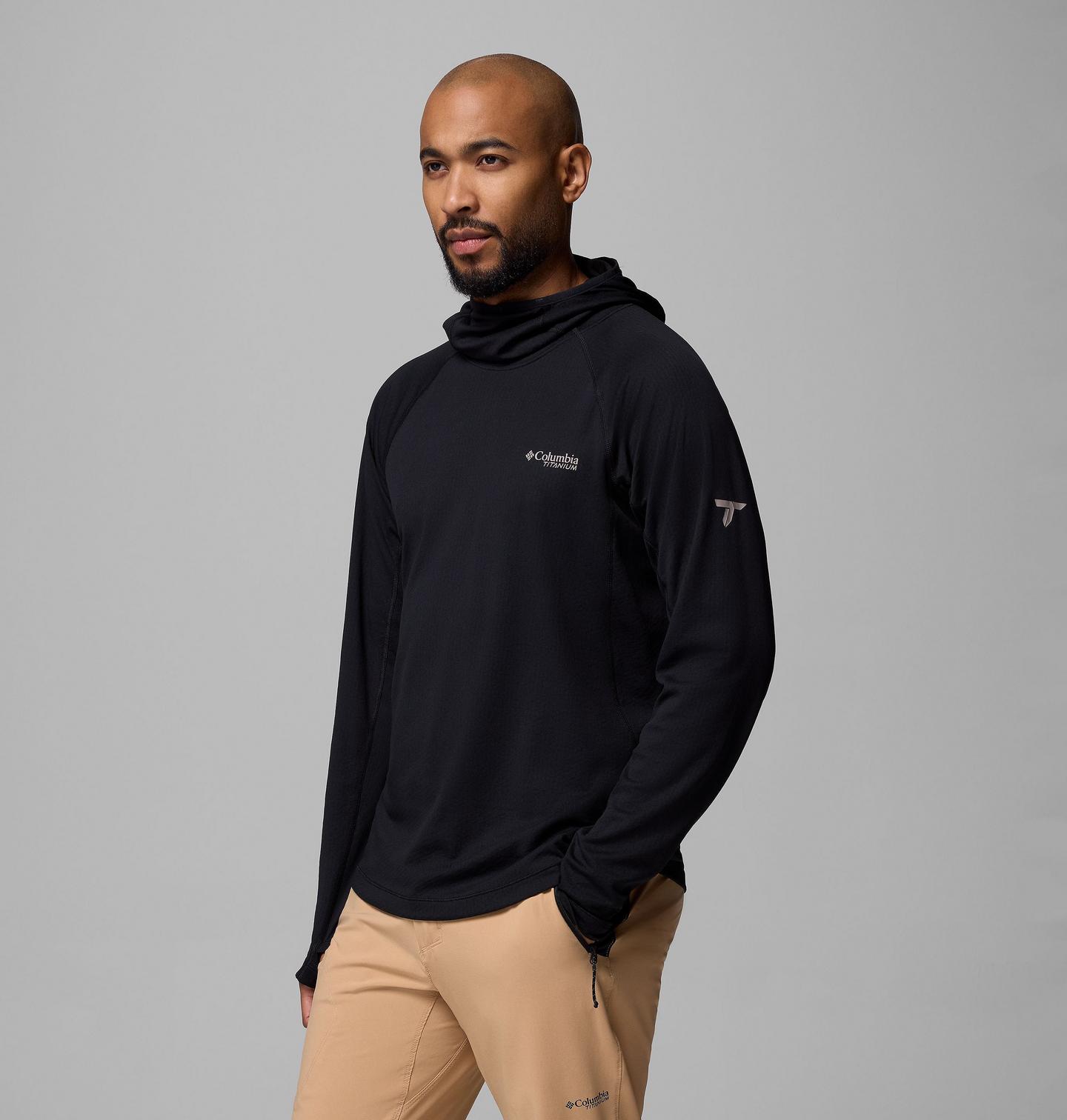 Мужской свитер Columbia DriVenture Hooded Pullover, цвет: Чёрный — фото 4