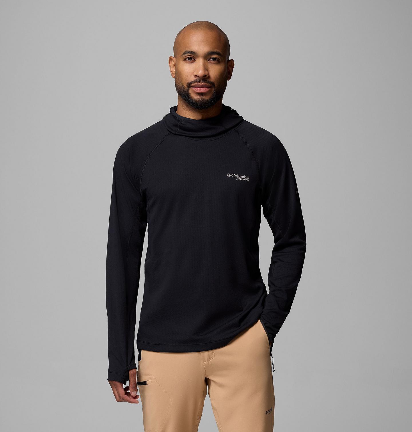 Мужской свитер Columbia DriVenture Hooded Pullover, цвет: Чёрный — фото 1