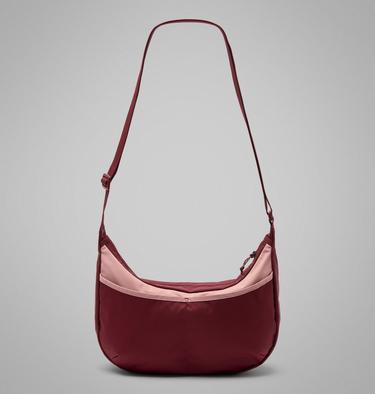 Unisex Cottonwood Creek Saddlebag, Color: Rich Wine, Eraser Pink, image 4