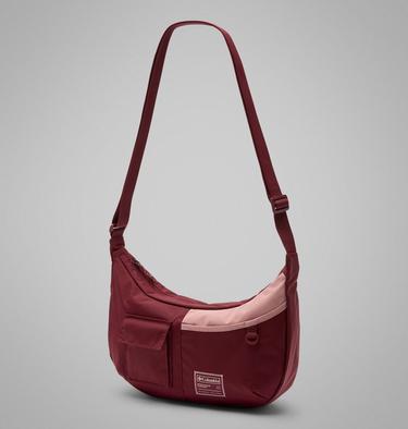 Unisex Cottonwood Creek Saddlebag, Color: Rich Wine, Eraser Pink, image 3