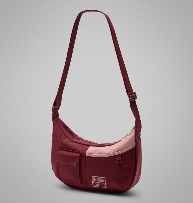 Unisex Cottonwood Creek Saddlebag, Color: Rich Wine, Eraser Pink, image 1