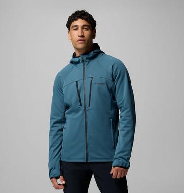 Men's Arctic Crest Bonded Technical Fleece Jacket, Color: Everblue, image 1