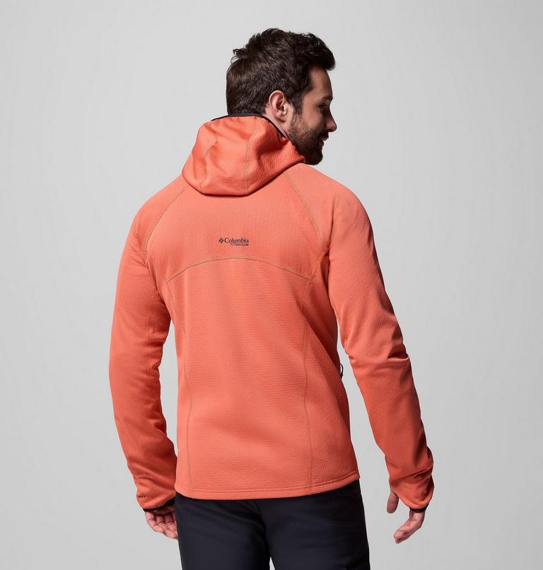 Men's Arctic Crest Bonded Technical Fleece Jacket, Color: Zing, image 3