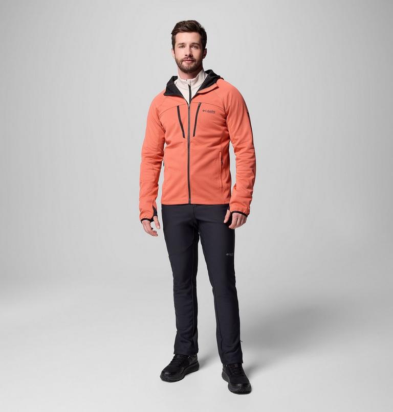 Men's Arctic Crest Bonded Technical Fleece Jacket, Color: Zing, image 2