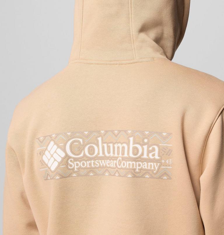 Men's Meridian Creek Graphic Hoodie, Color: Canoe Branded Blanket, image 6