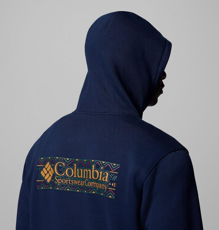 Men's Meridian Creek Graphic Hoodie, Color: Collegiate Navy Branded Blanket, image 6