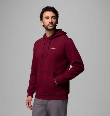 Men's Meridian Creek Graphic Hoodie, Color: Rich Wine Branded Blanket, image 4