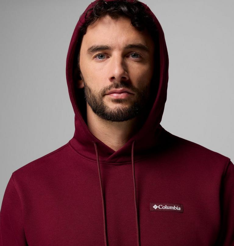 Men's Meridian Creek Graphic Hoodie, Color: Rich Wine Branded Blanket, image 5