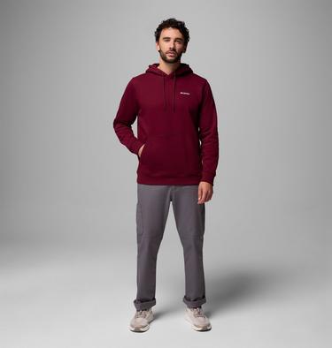 Men's Meridian Creek Graphic Hoodie, Color: Rich Wine Branded Blanket, image 2