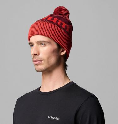 Unisex Polar Powder III Beanie, Color: Super Sonic, Red Oxide, Rich Wine, image 3
